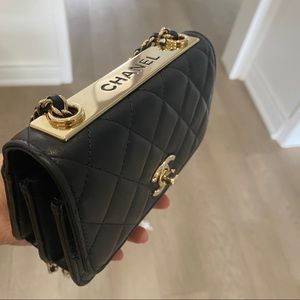 SOLD|Chanel trendy cc mini wallet on chain
